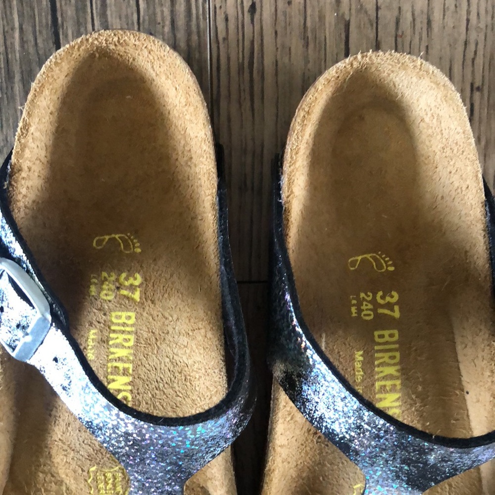 birkenstock damen gizeh metallic